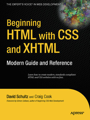 cover image of Beginning HTML with CSS and XHTML